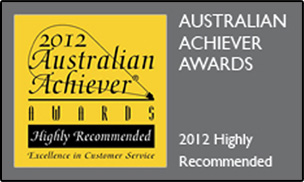 Australian Achiever Award 2012